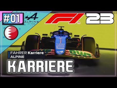 F1 23 Karriere #1: DER START BEI ALPINE! Vierfach Duell | F1 23 Fahrer Karriere #1 deutsch Alpine