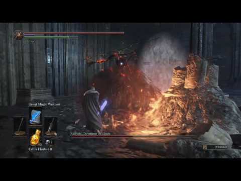 Dark Souls 3 - Aldrich, Devourer of Gods - No Damage, No Blocking - NG+7 (Max Difficulty)