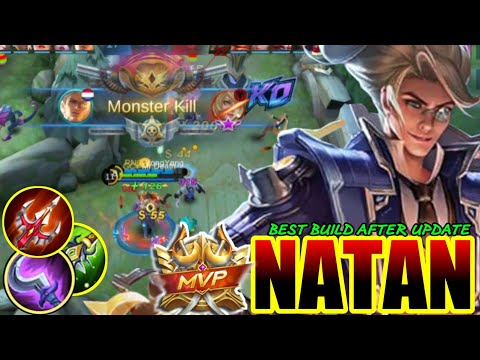 NATAN FULL DEMAGE BUILD HYPERCARRY.! GAMEPLAY NATAN MOBILE LEGEND by MR.Death | MLBB