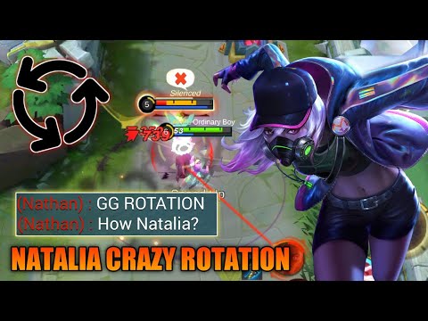 Natalia Gold Lane/ Side Lane Insane Rotation | Top Global Natalia Gameplay - MLBab
