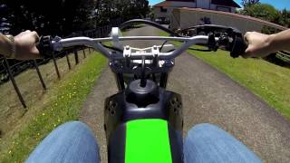 preview picture of video 'Summer 2013 Mountain Bike ATV Gyrocopter Dirt bike Scooter Gokart Muriwai Woodhill New Zealand.mp4'