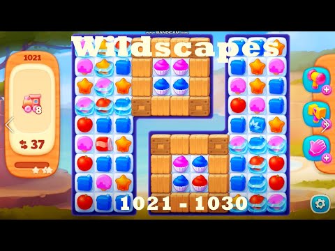 Wildscapes Level 1021 - 1030  HD Walkthrough | Gameplay | 3 - match game | ios | android | pc | app