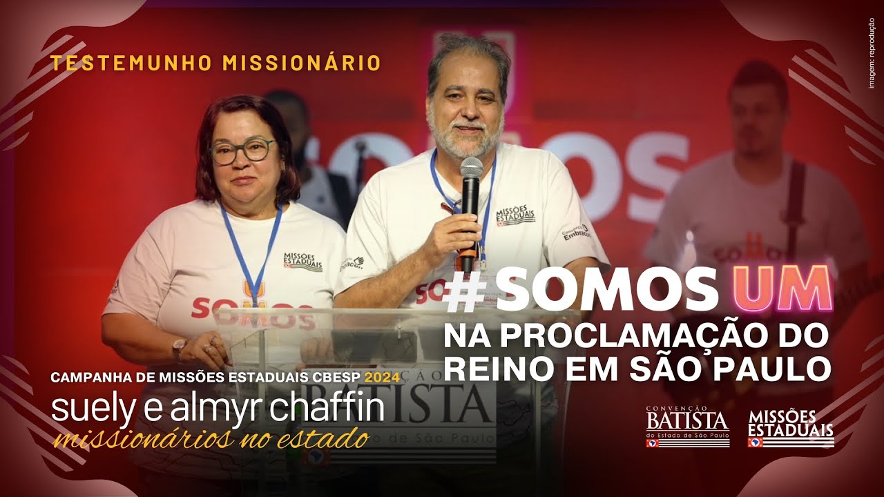 Suely e Almyr revitalizam igrejas por Missões CBESP | Convenção Batista do Estado de São Paulo