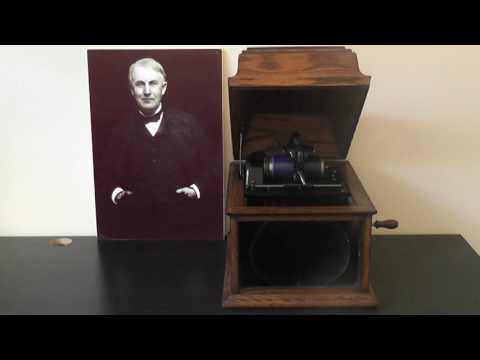 Edison blue amberol cylinder 2104 - Stars & Stripes Forever March by Sousa's Band