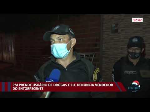 Polícia Militar prende usuário de drogas e ele denuncia vendedor do entorpecente 24 12 2020