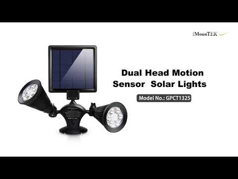 Solar Lights Outdoor Solar Power Motion Sensor Spotlights