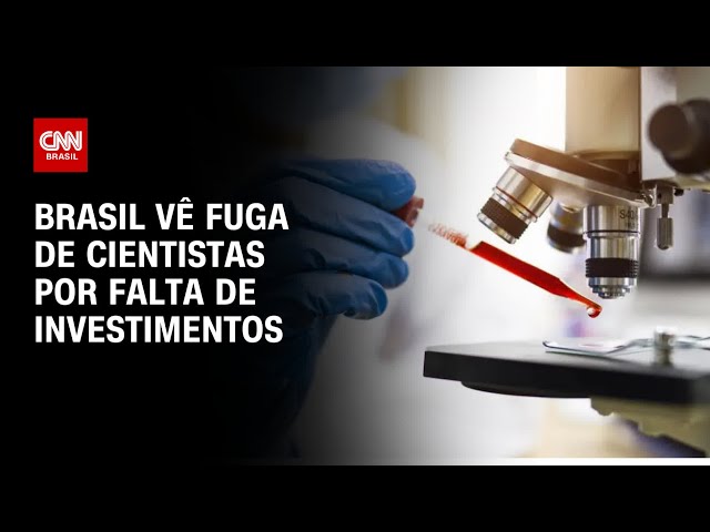 Brasil vê fuga de cientistas por falta de investimentos | CNN PRIME TIME
