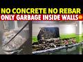 A Single Storm Shatters China S Tofu Dreg Buildings No Concrete No Rebar Only Garbage Inside