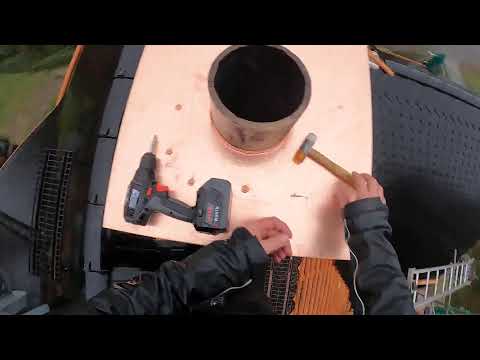 Kamin Abdeckung in Kupfer - Biberschwanzdach in Leisnig - Essendeckel bauen