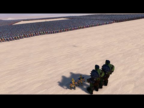 Wolverine & Hulk Rescue Flash Stuck Among 60.000 Spartan Warriors - Ultimate Epic Battle Simulator