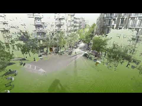 Calle Córcega en la Eixample de Barcelona