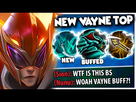 Riot made Vayne a TOP LANER... NEW ITEMS + VAYNE BUFFS = FREE LP 🤣🤣