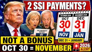 🚨 2 SSI Payments in October and December 2026 It’s NOT a Bonus