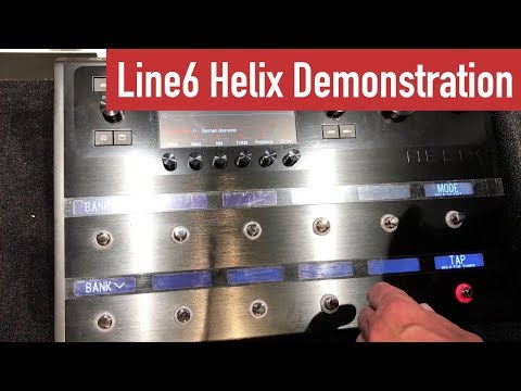 Learn to play the electric guitar - Line6 Helix demonstration at the Line6 booth | Guitar Master ...