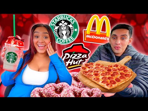 TRYING NEW VALENTINES DAY ITEMS FROM FAST FOOD RESTAURANTS!!