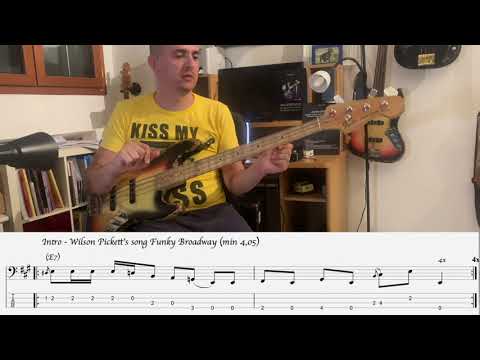 Funk Groove in stile anni '60 - Lezione basso 41