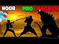 NOOB vs PRO vs HACKER | In Shadow Fight 2 | With Oggy And Jack | Rock Indian Gamer