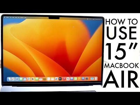 How To Use 15 Inch MacBook Air! (Complete Beginners Guide)