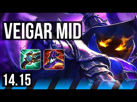 VEIGAR vs AZIR (MID) | 7/1/6, 1400+ games | NA Diamond | 14.15