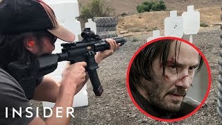 How Keanu Reeves Learned To Shoot Guns For 'John Wick' | Movies Insider video