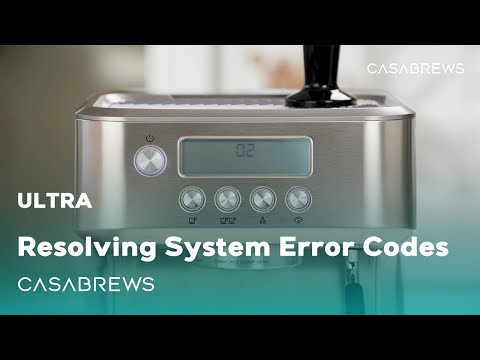 ULTRA™: How to Fix Error Codes 01, 02, 03