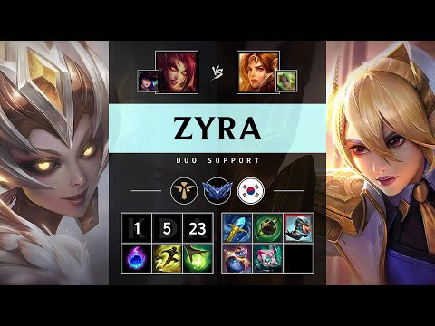Zyra Support vs Leona - KR Diamond Patch 25.13
