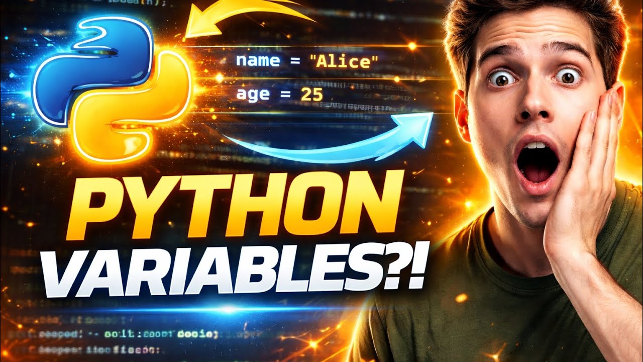 Python Variables & Data Types Explained 🔥 | Beginner Friendly