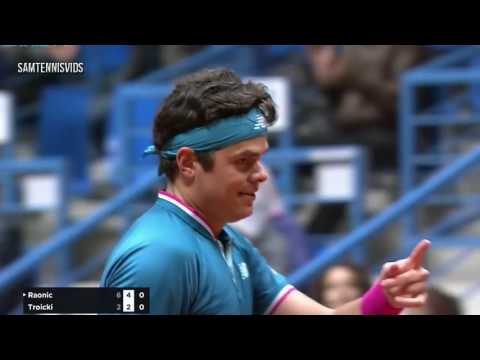 Milos Raonic Vs Viktor Troicki Istanbul 2017 SF (Highlights HD)