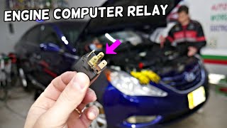 HYUNDAI SONATA ECU RELAY LOCATION REPLACEMENT, ENGINE COMPUTER RELAY