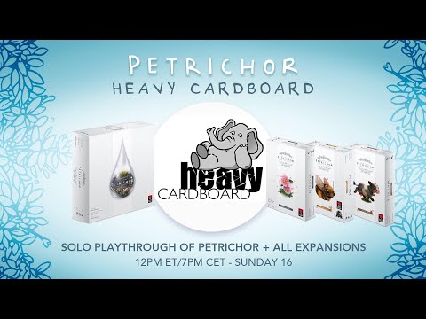 Petrichor: Cows --- solo Play-through by Heavy Cardboard