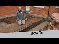 How To Dig The Foundations How To Build An Extension 2