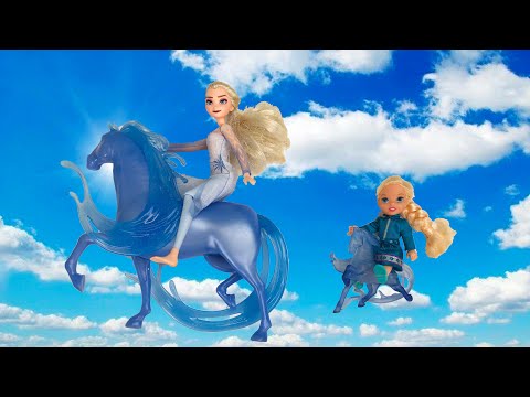 Elsa and Anna toddlers adventure in the enchanted forest