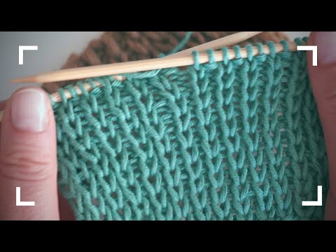 Knit fake half brioche | Knitting pattern