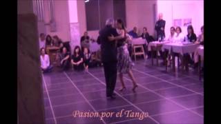 LAURA GRANDI y EDUARDO PAREJA PAREJITA bailando el tango LA NOVIA DEL MAR en FLOREAL MILONGA