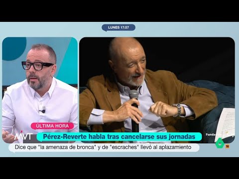 Maestre, sobre Pérez- Reverte: "No está acostumbrado a que le lleven la contraria" - Más Vale Tarde