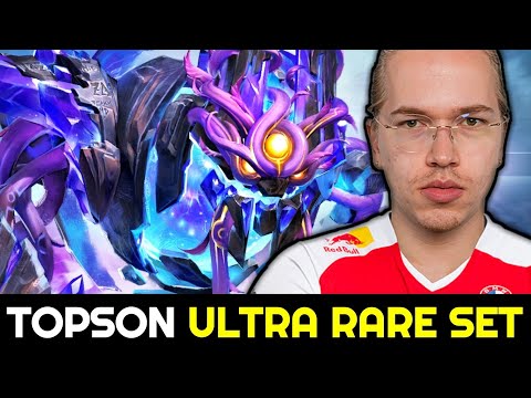 TOPSON New Ultra Rare Tiny Set vs GPK Very Rare Primal Beast Set — Mid Lane Battle 7.32c Dota 2