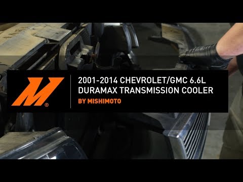 2001-2014 Chevrolet/GMC 6.6L Duramax Transmission Cooler Installation Guide by Mishimoto