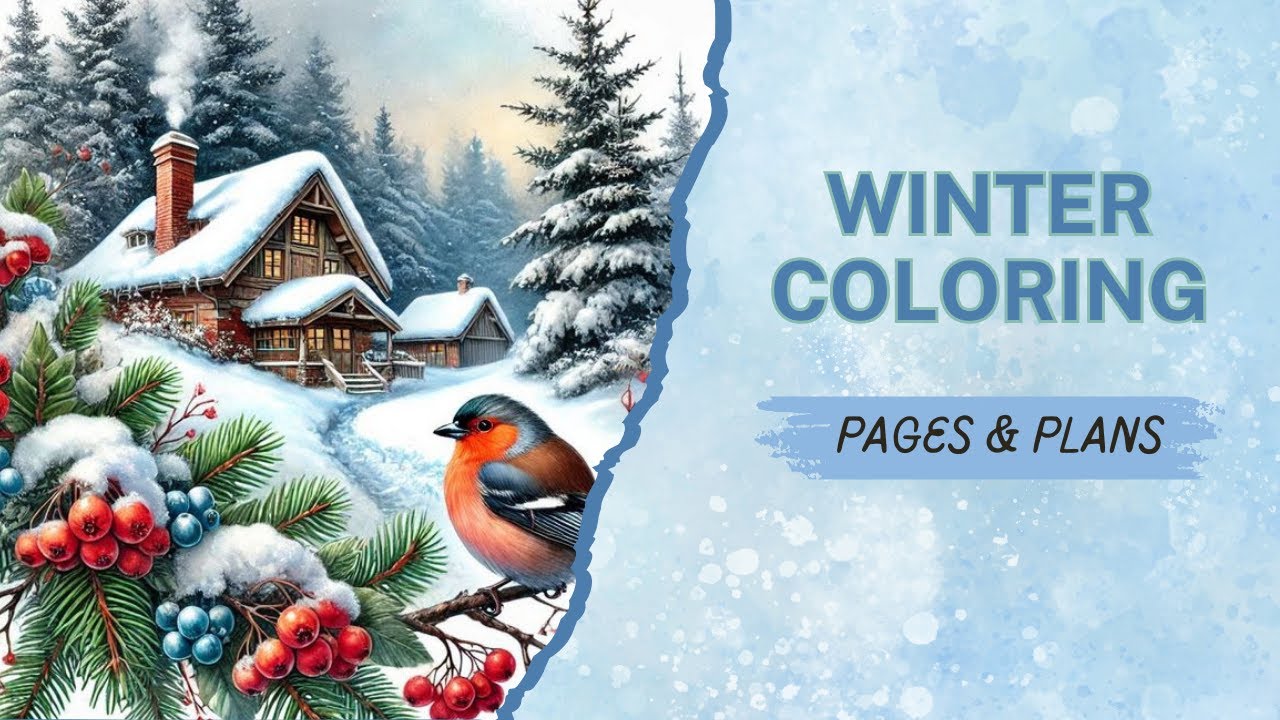 Winter and Holiday Coloring Pages and Plans