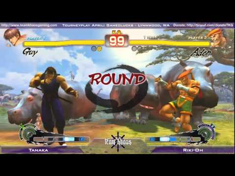 Tourneyplay April SSF4 Singles Top 8 - Tanaka (GUY) vs Riki-Oh (ADO) - Winners Finals