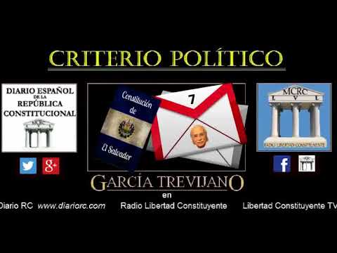Trevijano ha enviado un mensaje a quien no le interesa la Constitución de El Salvador