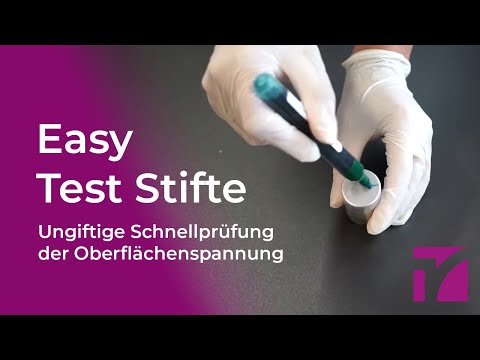 Easy Test Stifte – Ungiftige Schnellprüfung der Oberflächenspannung | Tantec Deutschland
