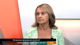 Ольга Бабенко в програмі «Ракурс» - Кривий Ріг гримить касками: близько двох тижнів гірники знаходяться під землею