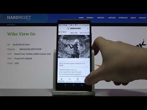 Benchmark Test 3DMark on Wiko View Go – Wild Life TEST
