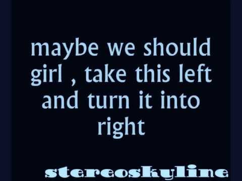 Unglued - Stereo Skyline (LYRICS)