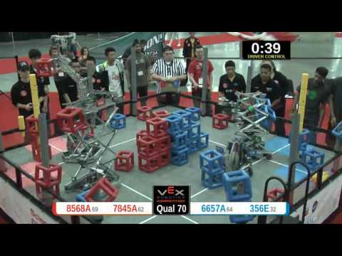 2015 VRC Sci Q70 - 8568A 7845A vs 6657A 356E - 60 to 43 - VEX Worlds 2015 - Science Division