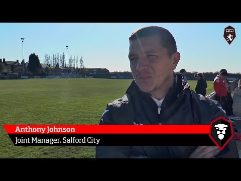 Burscough FC 1-2 Salford City - Anthony Johnson post-match interview