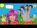 Daddy Finger Family Song Five Finger Rhymes For Children Debbie Doo
