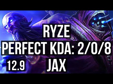 RYZE vs JAX (TOP) | 2/0/8 | BR Diamond | 12.9