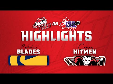 Saskatoon Blades at Calgary Hitmen 1/10 | WHL Highlights 2024-25