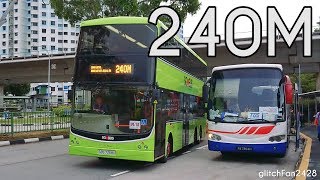 [SBST] (Retired) Debut - SBS7368U on Service 240M - Volvo B9TL CDGE